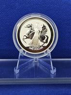 (2419) VIRGIN ISLANDS  PEGASUS  2017  ONE OUNCE, Ophalen of Verzenden, Losse munt, Zilver