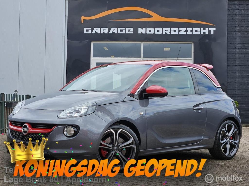 Opel ADAM 1.4 Turbo S 150 PK LEDER RECARO SCHAALSTOELEN, Auto's, Opel, Voorwielaandrijving, Gebruikt, USB, 4 cilinders