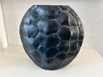 Zwarte Turtle Vaas - 40 cm x 40 cm, Overige materialen, Zwart, Nieuw, Ophalen of Verzenden