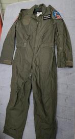 Legergroen vliegenierspak maat L / 10 (ongeveer 8 jaar), Ophalen of Verzenden, Gebruikt, 134 t/m 140, Jongen of Meisje