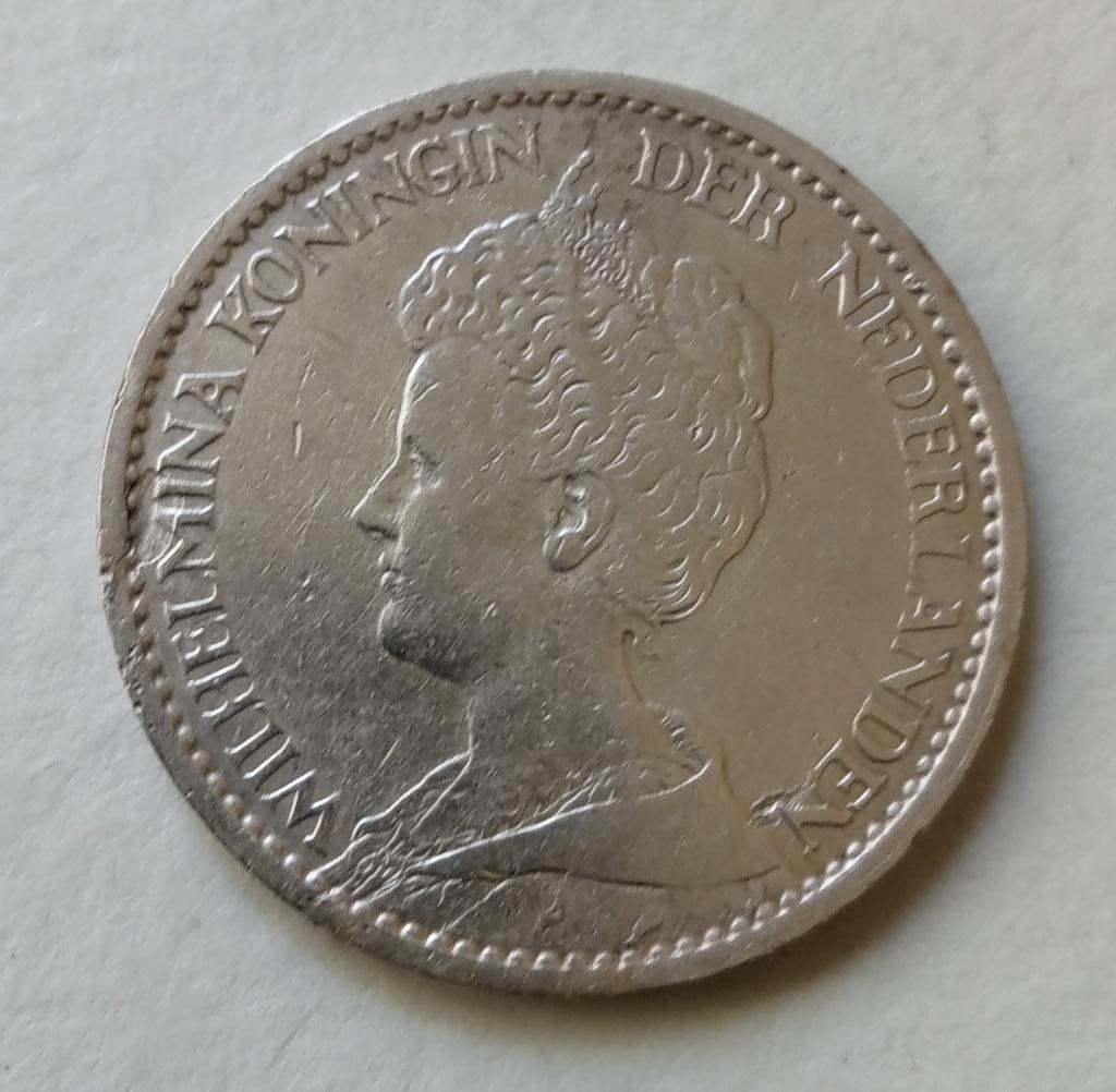 1 gulden munt 1912, Postzegels en Munten, Munten | Nederland, 1 gulden, Zilver, Ophalen of Verzenden, Koningin Wilhelmina