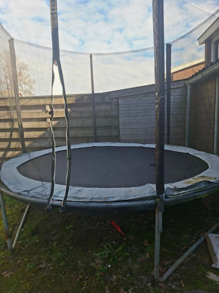 Amigo trampoline, doorsnee 244cm - Goede staat, Kinderen en Baby's, Speelgoed | Buiten | Trampolines, Gebruikt, Ophalen