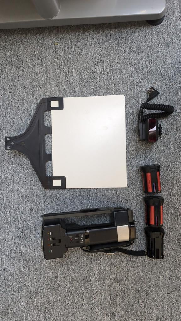Metz 45 CT-4 flitser met accessoires, Audio, Tv en Foto, Fotografie | Flitsers, Ophalen of Verzenden, Gebruikt, Metz, Kantelbaar