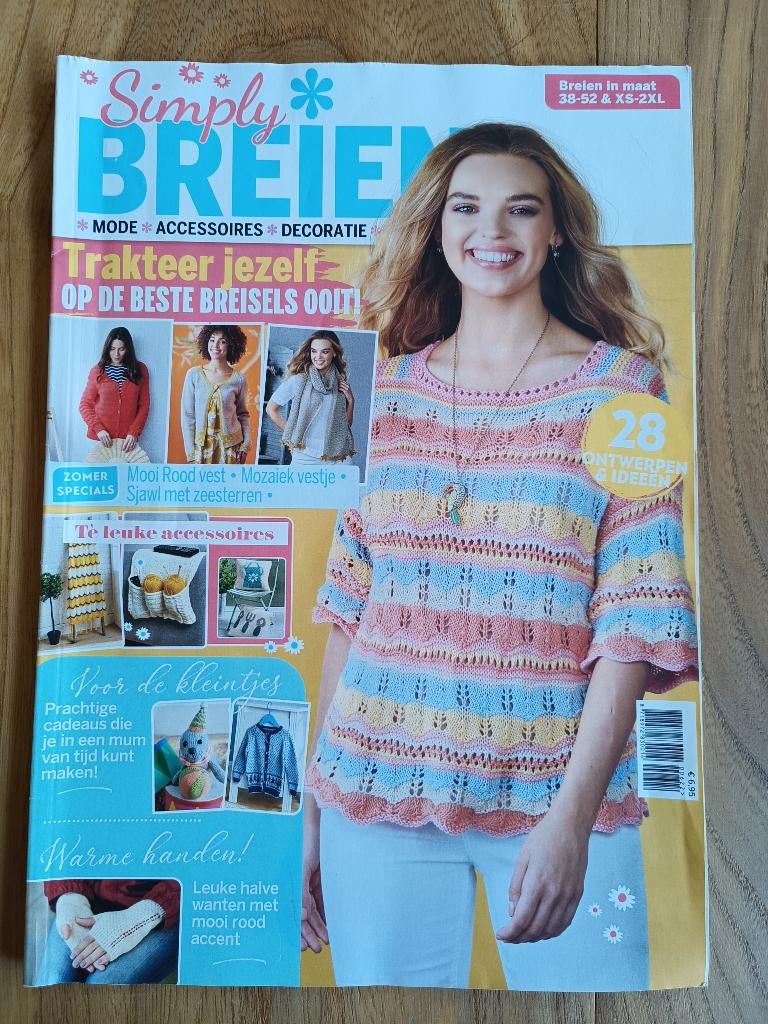 Simply breien oktober 2022 Breipatronen, Boeken, Breien en Haken, Simply breien, Ophalen of Verzenden, Zo goed als nieuw