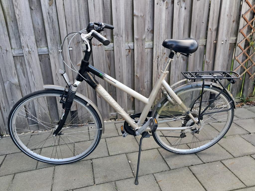 Batavus Tricolore damesfiets met versnellingen, Ophalen, Gebruikt, Velgrem, Versnellingen