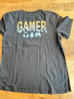 Zwart T-shirt met 'Gamer' opdruk voor kinderen, Kinderen en Baby's, Kinderkleding | Maat 158, Ophalen of Verzenden, Gebruikt, Jongen of Meisje