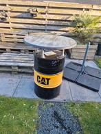 Statafel 85CM , olievat CAT/Texaco, Ophalen, Gebruikt