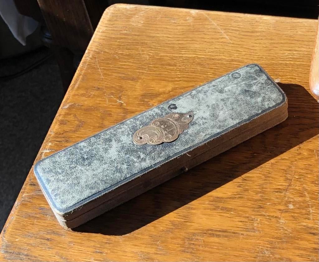 Oude brillenkoker, Ophalen of Verzenden