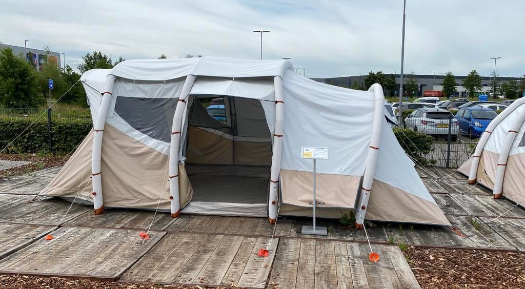 SPLINTERNIEUW: Quechua Air Seconds 6.3 F&B (Nooit uitgepakt), Caravans en Kamperen, Tenten, Ophalen, Nieuw, Tot en met 6