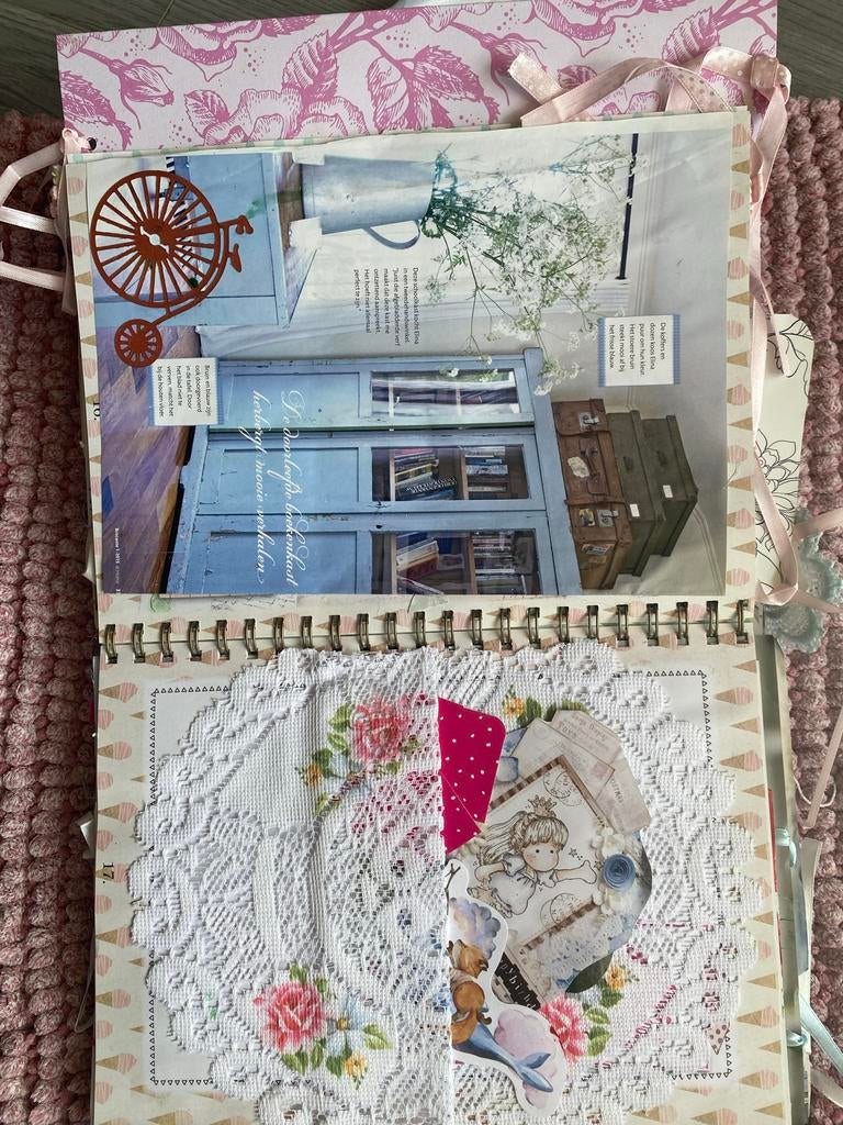 Shabby Chic Brocante Journal / Moederdag Vriendinnenboek, Ophalen of Verzenden, Nieuw, Album of Boek, Overige merken