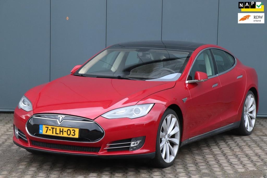 Tesla Model S 85 Base | SOH 90% / FREE SUPERCHARGE / GRATIS, Auto's, Tesla, Achterwielaandrijving, Gebruikt, Stoelverwarming, Model S