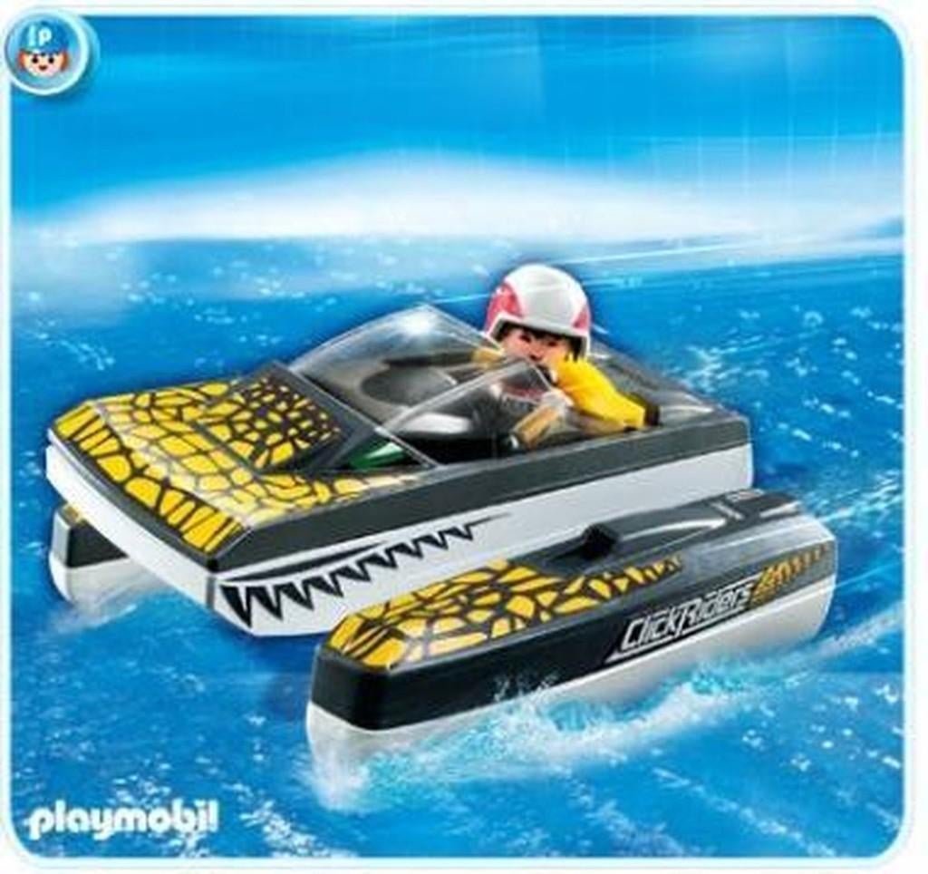 PLAYMOBIL Sports & Action Click & Go Croc Speeder 5161., Ophalen of Verzenden, Gebruikt, Complete set