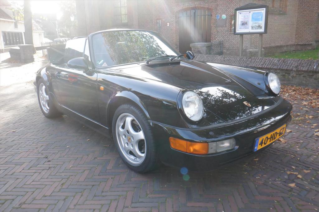 Porsche 911 3.6 CARRERA 2 CABRIO AUT TL U9, Automaat, Cabriolet, Zwart, Leder