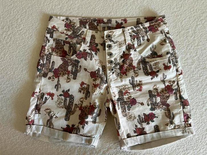 Place du Jour korte broek mt 42 stretch, Overige kleuren, Kort, Maat 42/44 (L), Ophalen of Verzenden