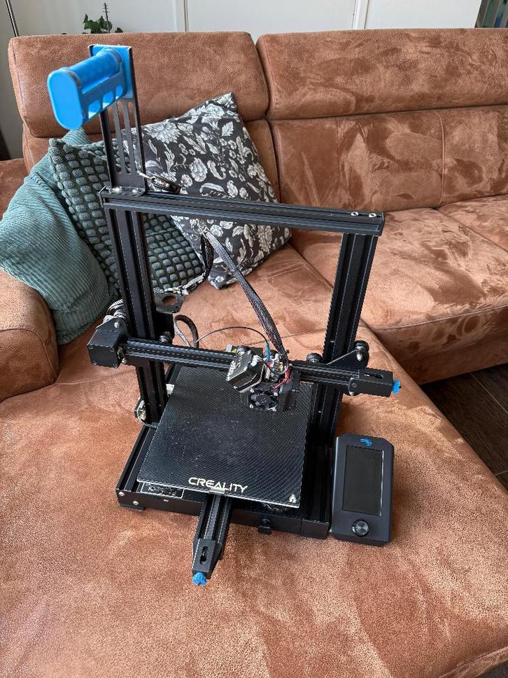 Ender 3 v2 3dprinter met MicroSwiss Extruder!, Computers en Software, 3D Printers, Zo goed als nieuw, Ophalen