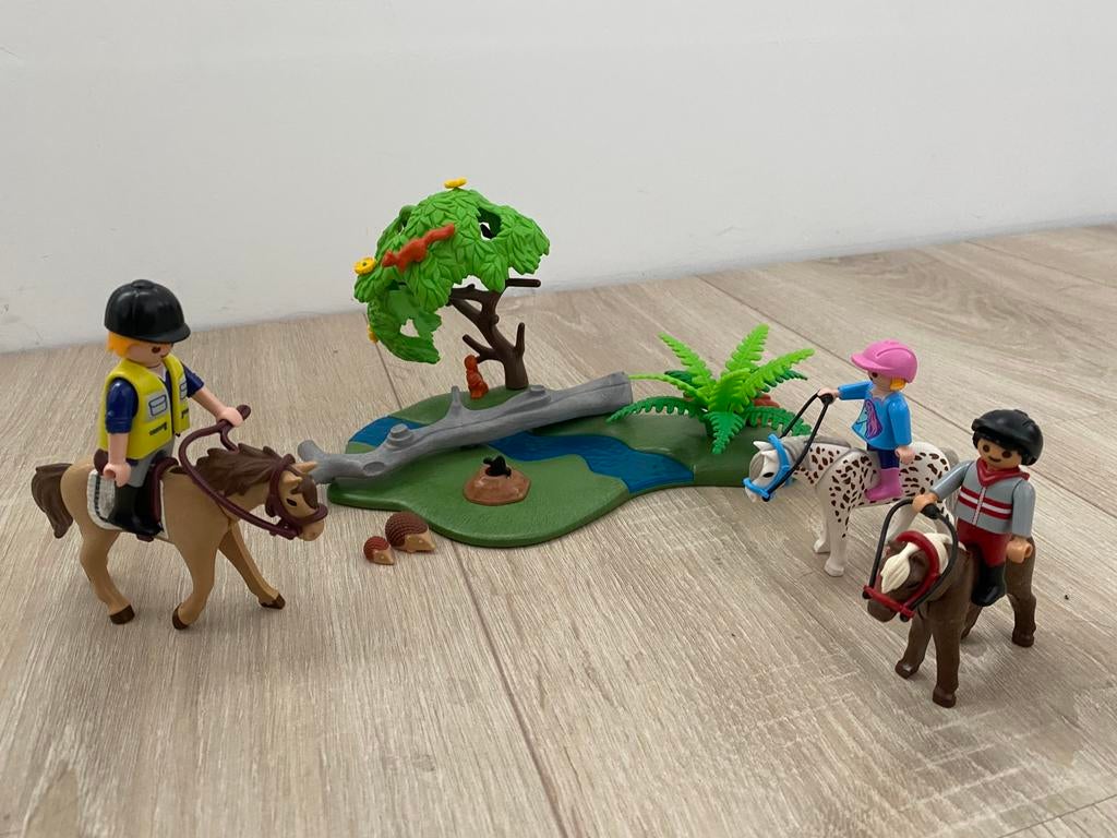 Playmobil ponyrijles - 6947, Kinderen en Baby's, Speelgoed | Playmobil, Ophalen of Verzenden, Zo goed als nieuw, Complete set