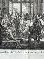 OUD - 80 jarige oorlog - oude ets - 1750, Ophalen of Verzenden