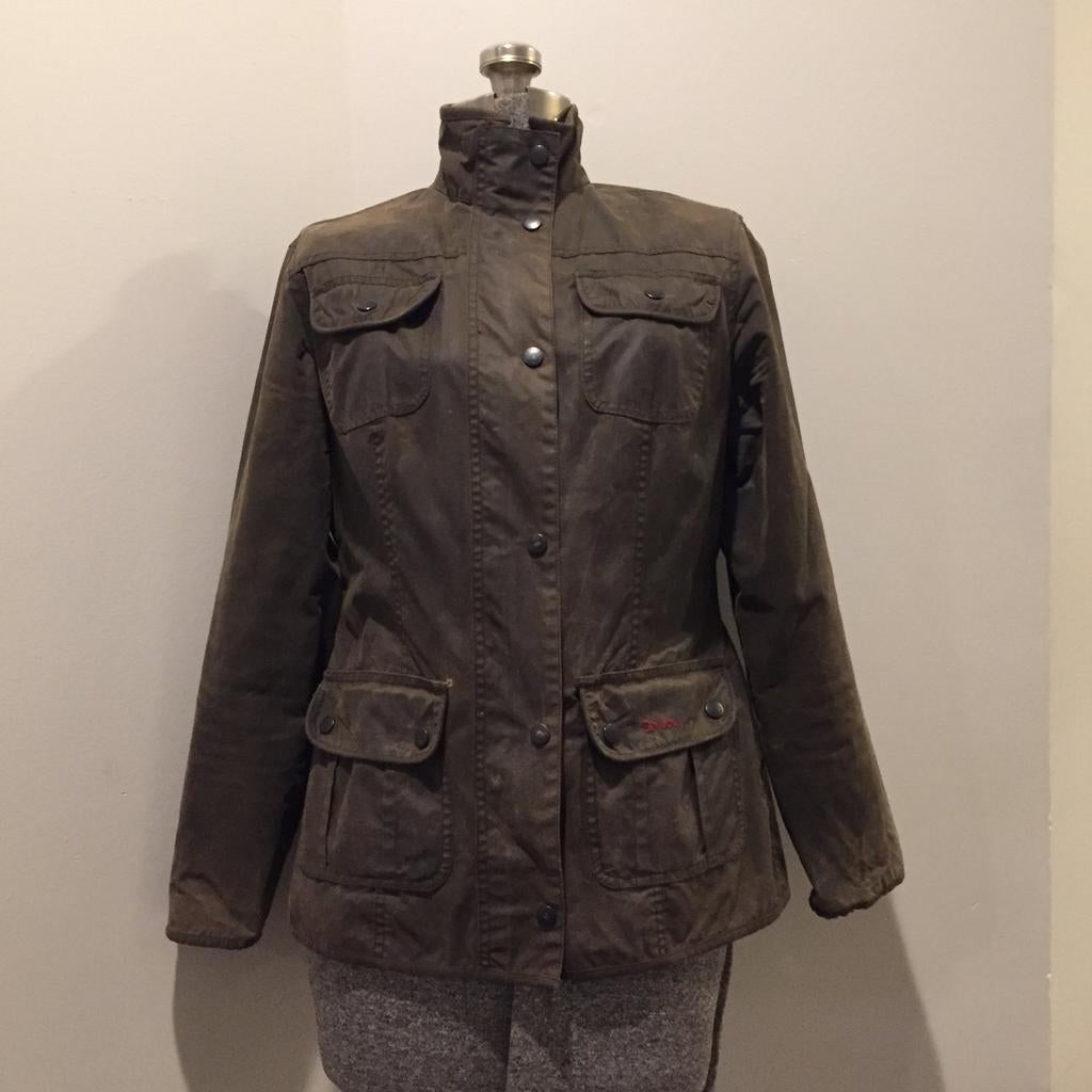 Barbour x Liberty waxjas, maat 44, Ophalen of Verzenden, Gedragen, Maat 42/44 (L), Bruin