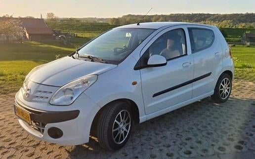 Nissan Pixo 1.0 50KW 5D 2010 Wit, Voorwielaandrijving, Stof, 200 kg, 4 stoelen