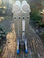 Aluminium Multitool Ladder & Steiger - Lichtgewicht & Handig, Ophalen, Zo goed als nieuw, Ladder, Opvouwbaar of Inschuifbaar