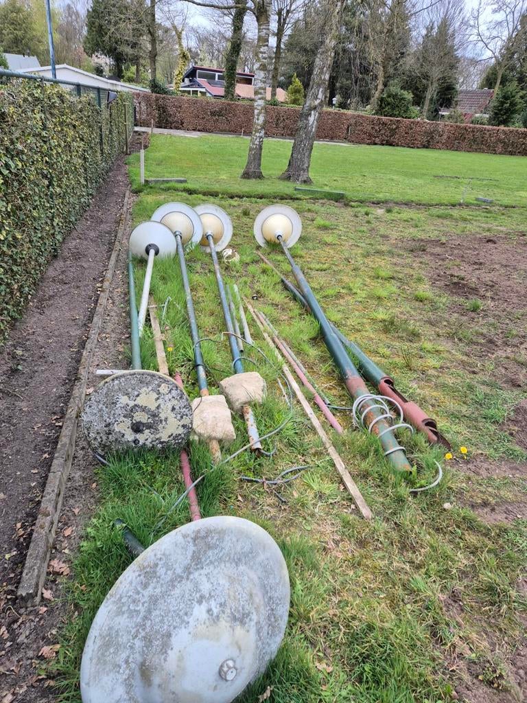 Diverse lantaarn palen/ tuinverlichting/ buitenlamp, Ophalen, Staande lamp, Netvoeding, .