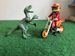 Playmobil 71577 motorrijder met Dino, Kinderen en Baby's, Speelgoed | Playmobil, Ophalen of Verzenden, Zo goed als nieuw