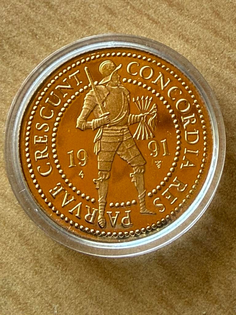 Dubbel Gouden Dukaat 1991, Koningin Beatrix, Losse munt, Goud, Overige waardes
