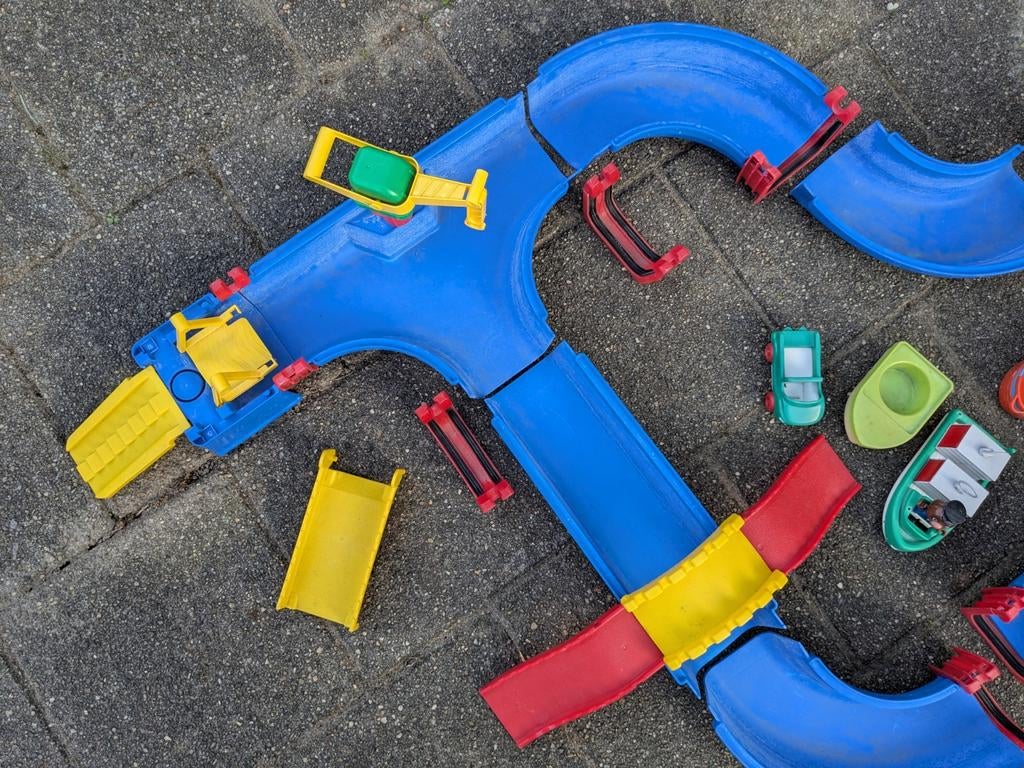 Aquaplay waterbaan met extra accessoires, Kinderen en Baby's, Ophalen, Gebruikt, Jongen of Meisje