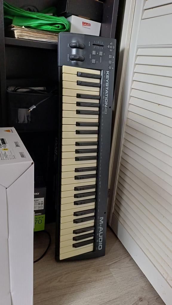 M-Audio Keystation 49, Gebruikt, Aanslaggevoelig, Ophalen, 49 toetsen