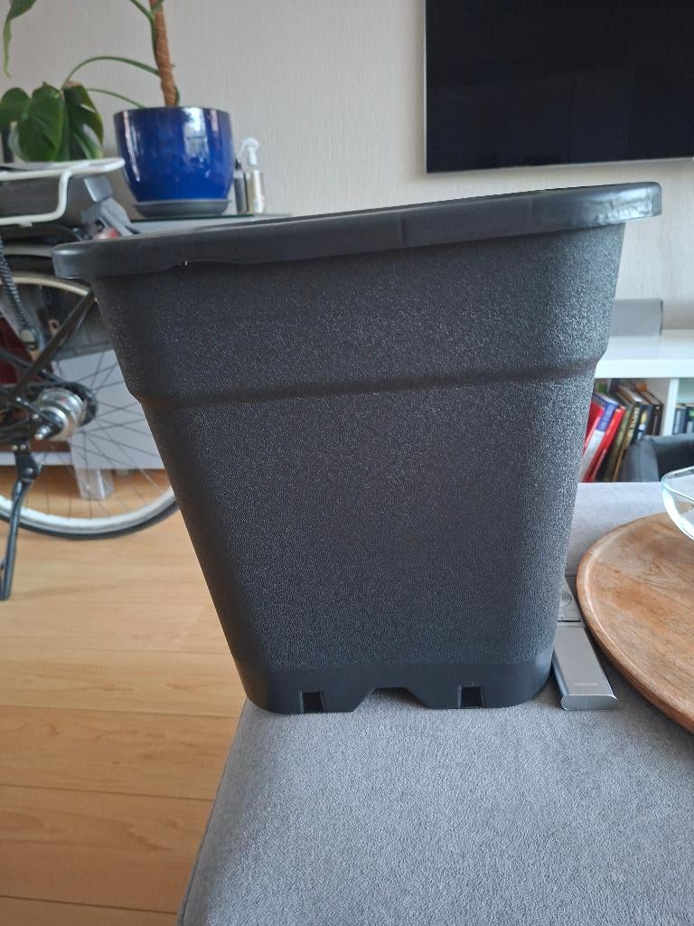 potten, Tuin en Terras, Bloempotten, Kunststof, Vierkant, Nieuw, Minder dan 40 cm