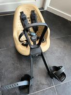 Thule Yepp 2 Mini fietsstoeltje+extra adapter + windscherm, Ophalen, Zo goed als nieuw, Voorzitje, Voetsteuntjes