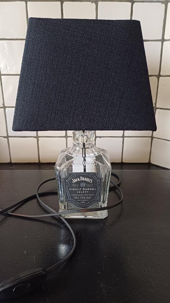 Jack Daniels tafellamp, Huis en Inrichting, Ophalen of Verzenden, Zo goed als nieuw, Minder dan 50 cm
