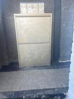 Gouden schoenenkast met 2 vakken, Ophalen of Verzenden, Gebruikt