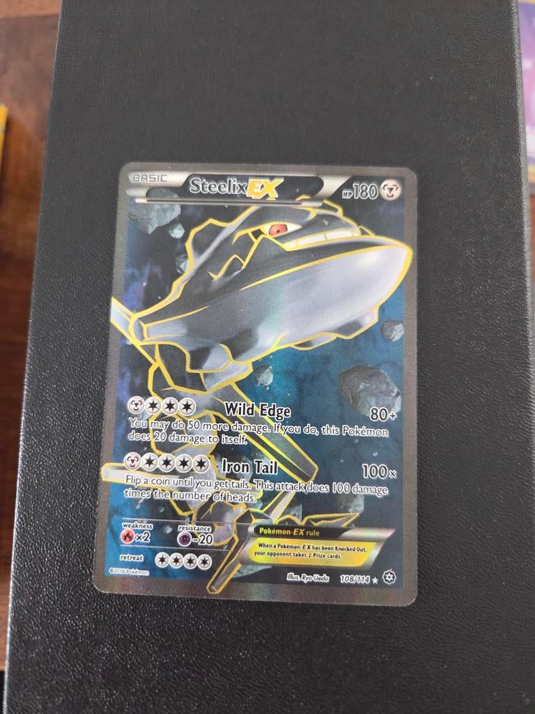 Steelix ex 108 steam siege pokémon, Ophalen of Verzenden, Zo goed als nieuw