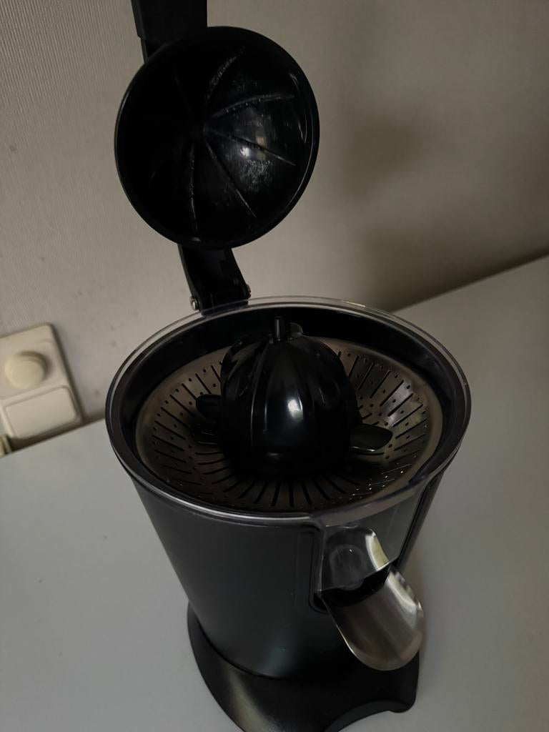Elektrische Sinaasappelpers / Citruspers - Zwart, Ophalen of Verzenden, Zo goed als nieuw, Elektrisch, Citruspers