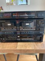 Pioneer stereo set met dubbel cassettedeck en tuner, Ophalen, Gebruikt, Cassettedeck, Losse componenten