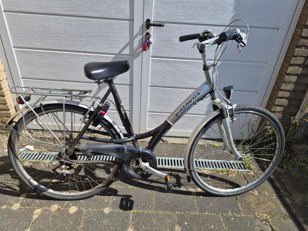 Batavus damesfiets met 8 versnellingen, Ophalen, Velgrem, Versnellingen, Batavus
