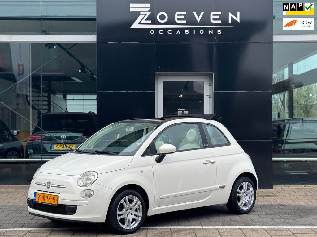 Fiat 500 C 1.2 Pop Cabrio, Euro 5, Stof, Gebruikt, 4 cilinders