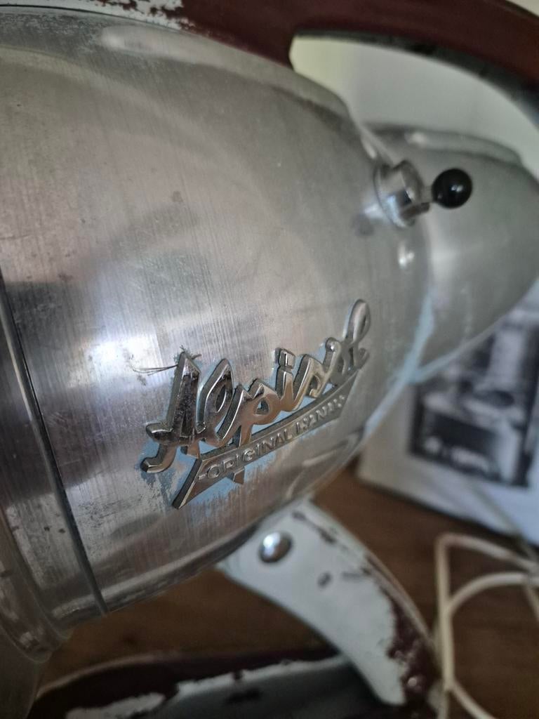 Zeldzame Originele Hanau Alpisol lamp, omgebouwd, Ophalen of Verzenden