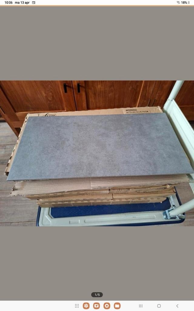 5 dozen (a 8st) NIEUWE Italiaanse vloer/wand tegels, Doe-het-zelf en Verbouw, Ophalen, 60 cm of meer, Nieuw, Minder dan 5 m²