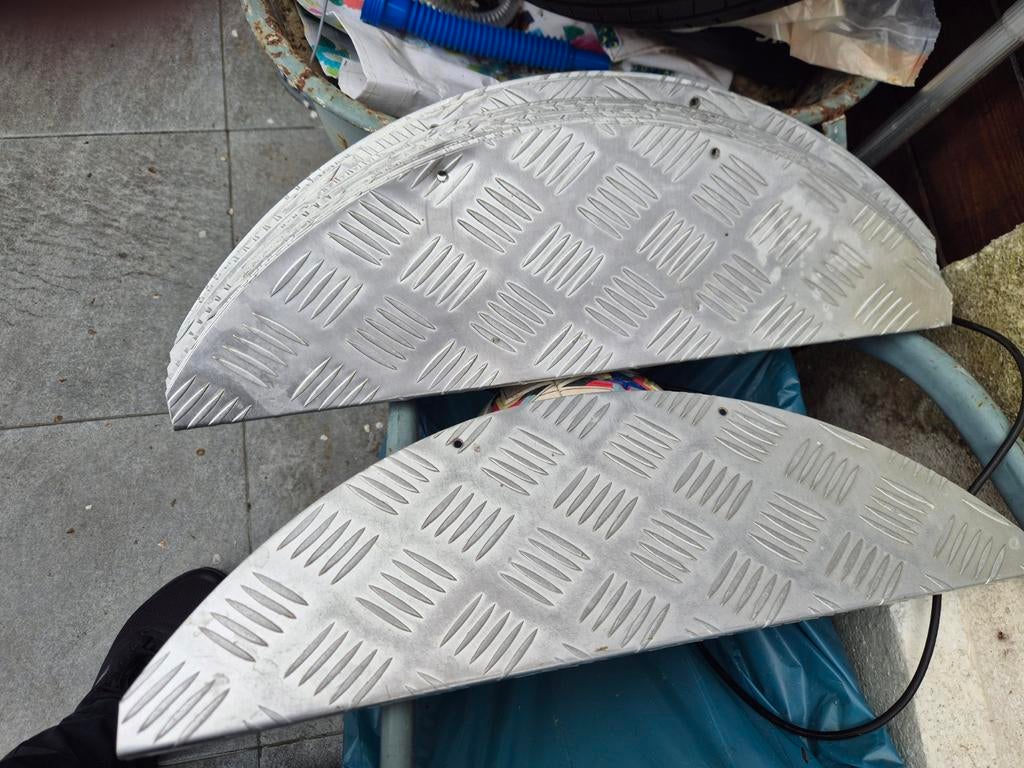 Aluminium Traptreden / Platen - Set van 16 stuks., Ophalen of Verzenden, Gebruikt, Trap, 4 meter of meer