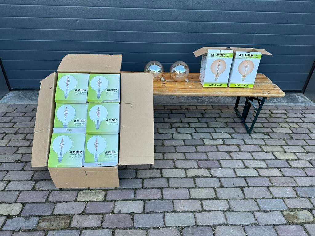 Amber Lampen, Huis en Inrichting, Lampen | Hanglampen, Ophalen, Zo goed als nieuw, Minder dan 50 cm