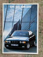 Nederlandse brochure folder BMW 5-serie E34 1988 nieuw!!, Boeken, Nieuw, Ophalen of Verzenden, BMW, BMW