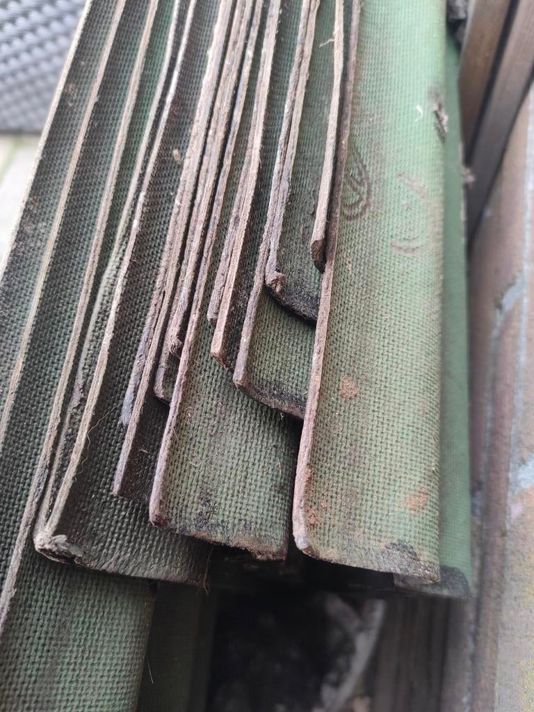 16 groene bitumen platen, Overige materialen, Gebruikt, Zwart, Ophalen of Verzenden