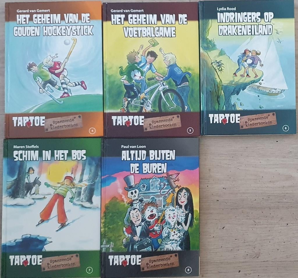 Taptoe spannende kinderboeken: Paul van Loon + Lydia Rood, Ophalen of Verzenden, Zo goed als nieuw