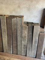 Hardhouten vlonderplanken Bankirai 28 mm, v steiger 17,5 m2, Ophalen, Zo goed als nieuw, Hout