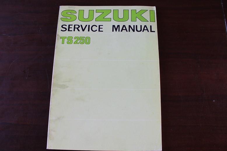 Suzuki TS250 1976 motorcycle service manual TS 250, Motoren, Ophalen of Verzenden, Suzuki