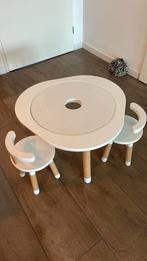 Mutable kindertafel met 2 stoeltjes en lego duplo platen, Ophalen, 50 tot 100 cm, Zo goed als nieuw, Minder dan 50 cm