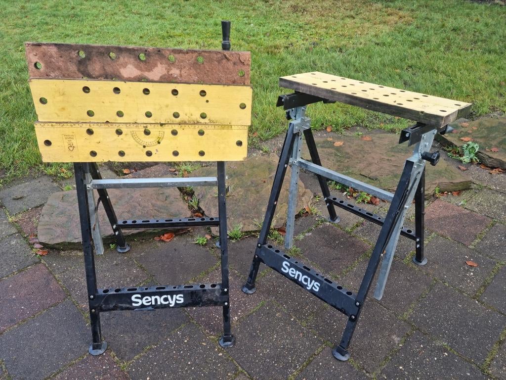 2 gebruikte workmates werkbank workmate met wat huiswerk, Doe-het-zelf en Verbouw, Werkbanken, Ophalen of Verzenden, Gebruikt