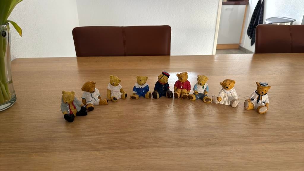 Vintage antique bear collection, Ophalen of Verzenden, Zo goed als nieuw, Overige soorten, Beeldje of Figuurtje